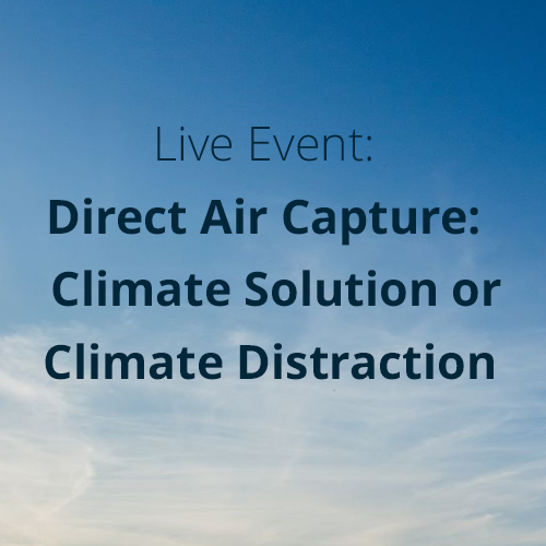 Direct Air Capture Live Event